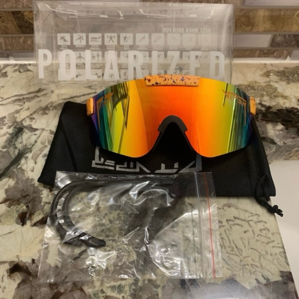 ❇️V26 Pit Style Polarized Sunglasses Driving Sports Outdoor, Pit Viper Theme